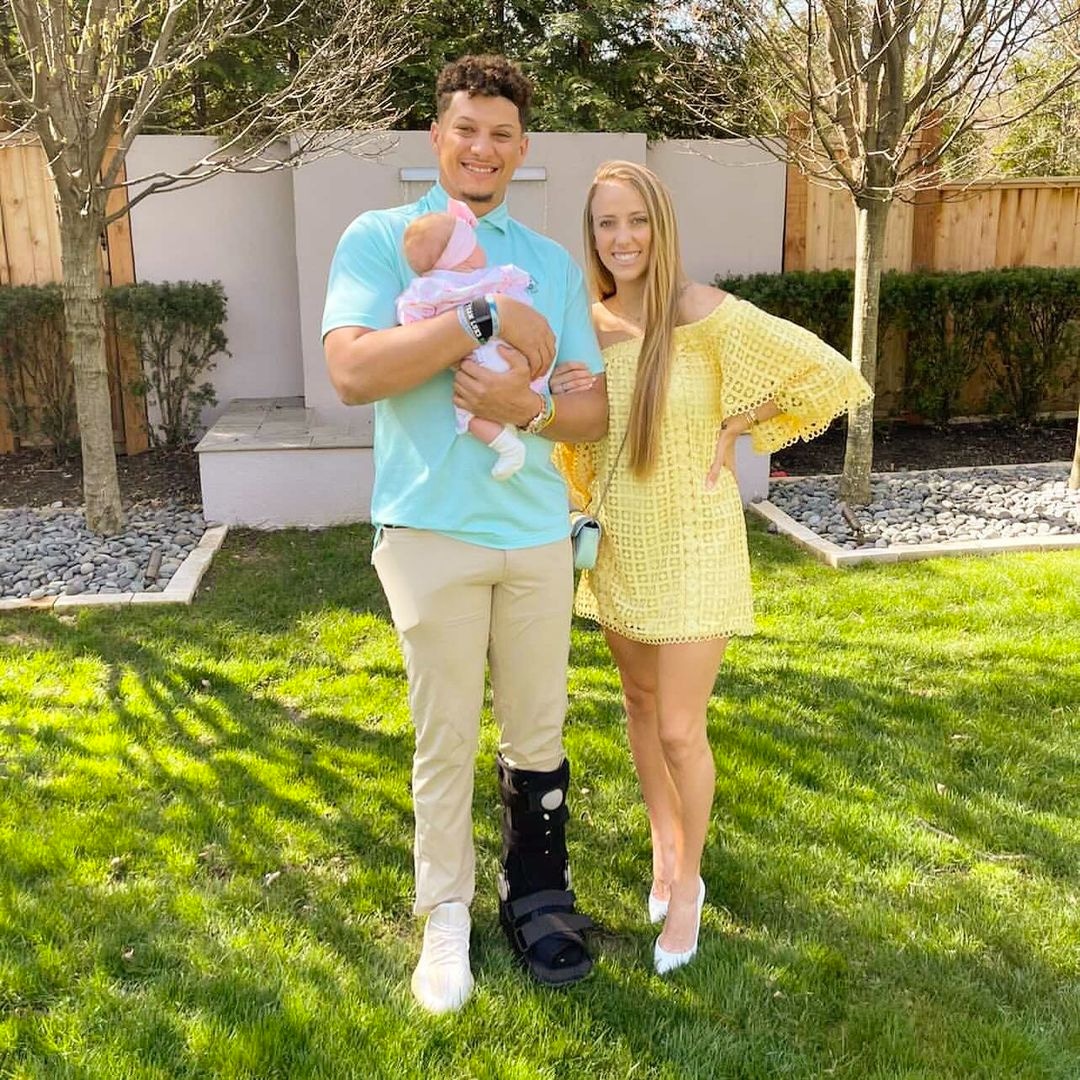 Patrick Mahomes and Brittany Matthews Share Sweet New Photos of Baby Patrick Mahomes and Brittany Matthews Share Sweet New Photos of Baby